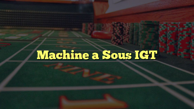Machine a Sous IGT