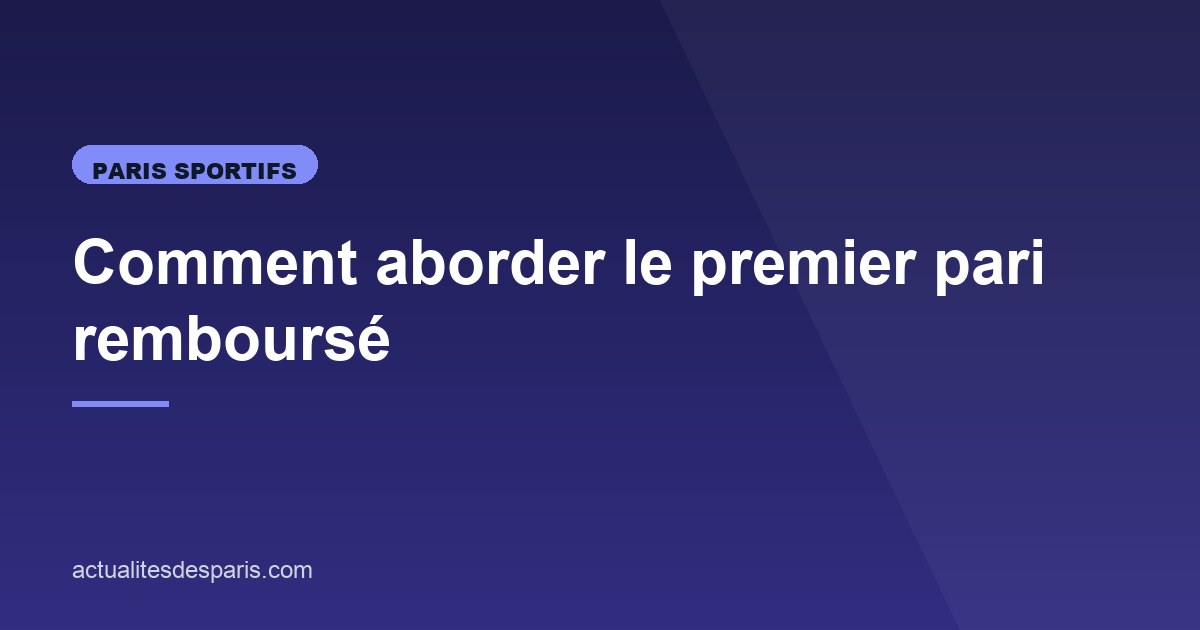 Illustration de l'article consacré au premier pari remboursé