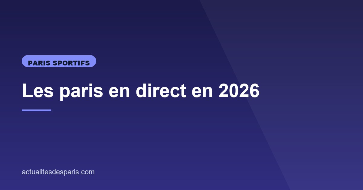 Illustration de l'article consacré aux paris en direct
