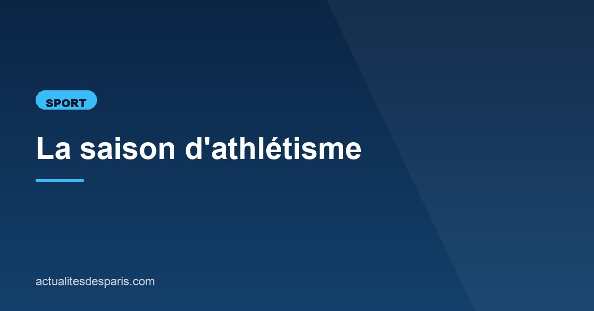 Illustration de l'article consacré à la saison d'athlétisme